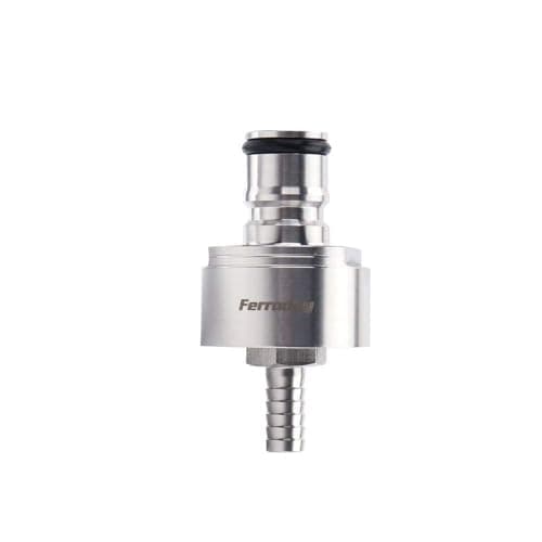 FERRODAY Stainless Steel Carbonation Cap, 5/16 in Barb