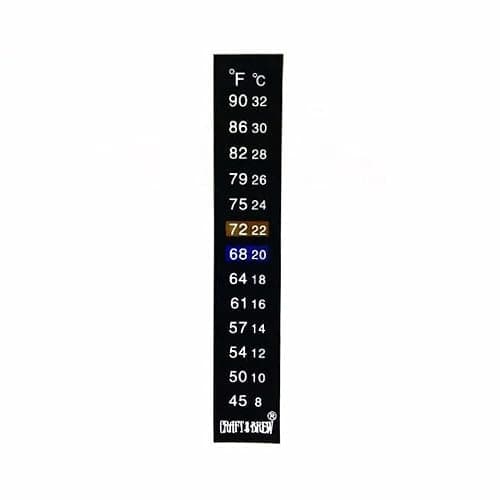 Craft a Brew Fermometer Adhesive Strip Thermometer