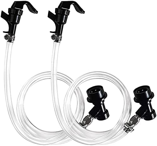 FERRODAY 3 ft Ball Lock Beer Line Assembly with Picnic Tap