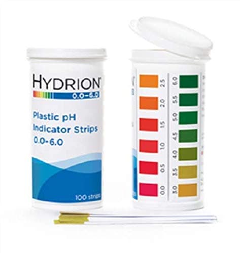 Micro Essential Lab pHydrion 9200 pH Strips, 0.0-6.0, single vial