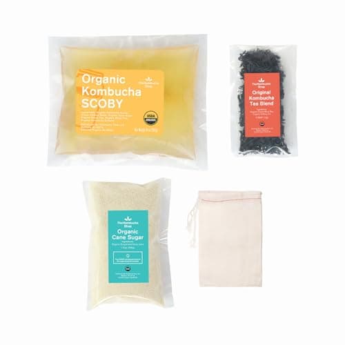 The Kombucha Shop Organic Kombucha Starter Kit (No Jar)