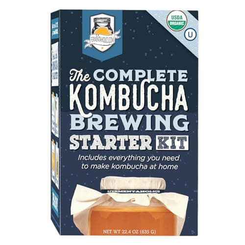 Fermentaholics Complete Kombucha Brewing Starter Kit (1 Gallon)